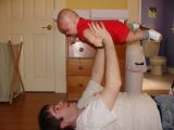 2005-05-07 nathan and daddy playing